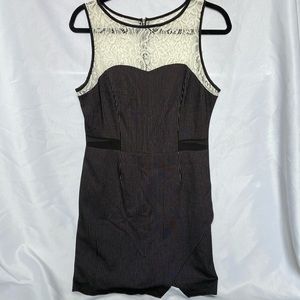 Kensie black and white dress size medium